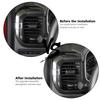 Center Console AC Air Conditioner Outlet Vent Cover Trim For Ford F150 21+ Black