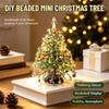 DIY Kralen Mini Kerstboom Knutselpakket, Kleur Parel Bureau Kerstboom Ornament, Tafel & Boekenplank Decoratie voor Binnen Huis Festival Decor