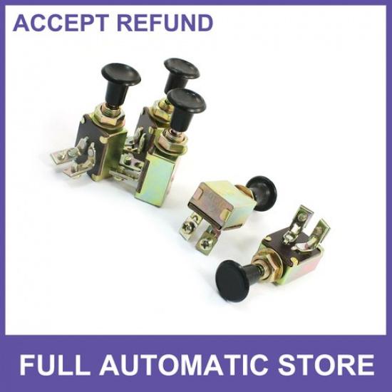 

5 Pcs JK106 Pull Push Type Headlight Switch DC 12V 5A for Car Auto