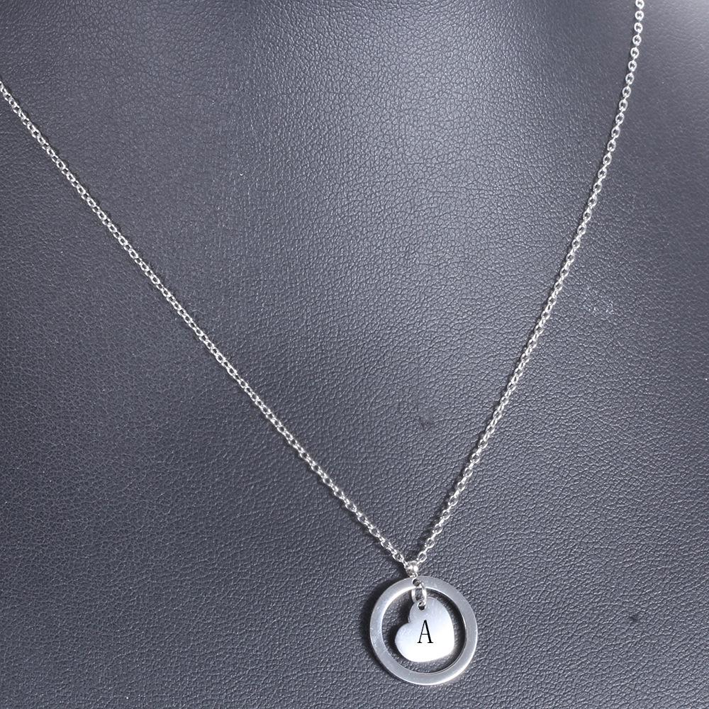 18K Gold Versatile Glossy 15MM Hollow Heart Necklace – Customizable Laser Logo