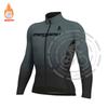 Megamo Set Termico Invernale in Pile a Manica Lunga per Ciclismo Abbigliamento Mountain Bike Maglie da Bicicletta da Uomo Abbigliamento Maillot Ropa Ciclismo