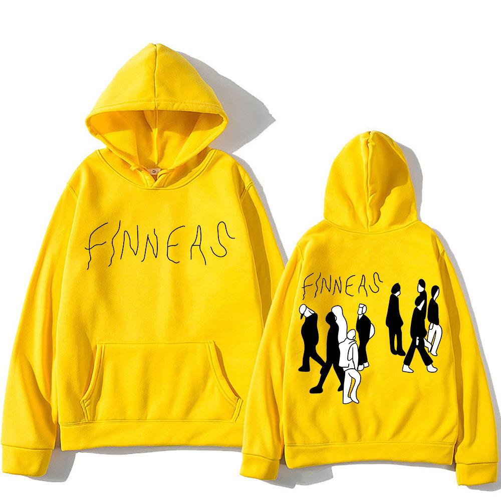 Sudaderas Con Capucha Hoodie FINNEAS Back Printing Comfortable Sweatshirt Funko Pop Gothic Clothing Moletom Punk Hoody