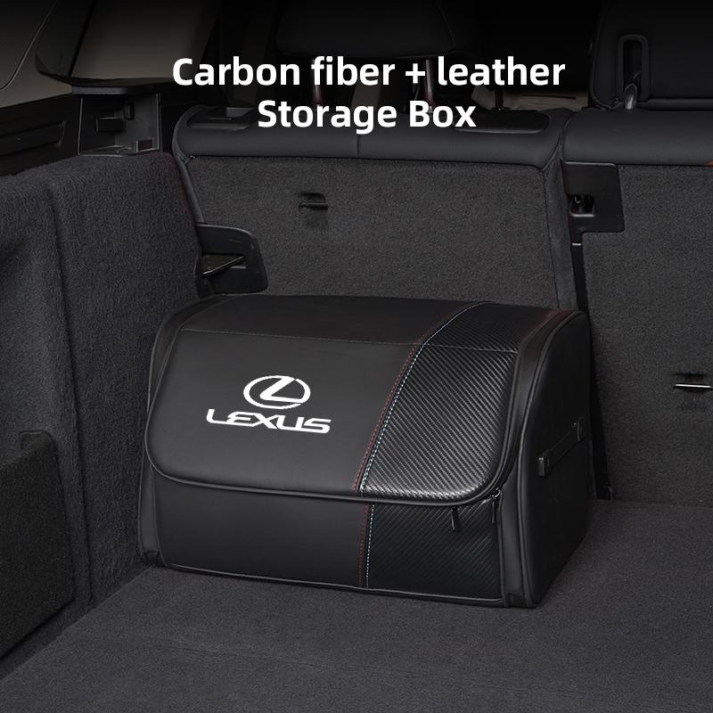 For Lexus F SPORT IS250 IS200 CT200h GS300 LS430 RX450h Key Chain Car Trunk Organizer Box Foldable Storage Bag Tidying Tools
