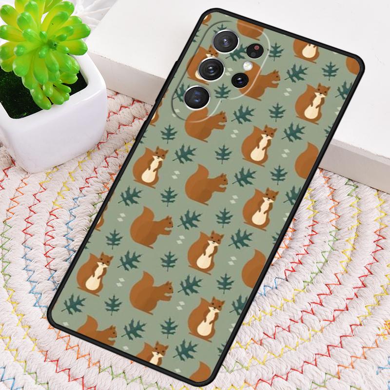 Cartoon Animal Squirrel Phone Case for Samsung Galaxy note 10 pro S26 Ultra S23 S24 FE S25 S21 S22 PLUS shockproof Cove