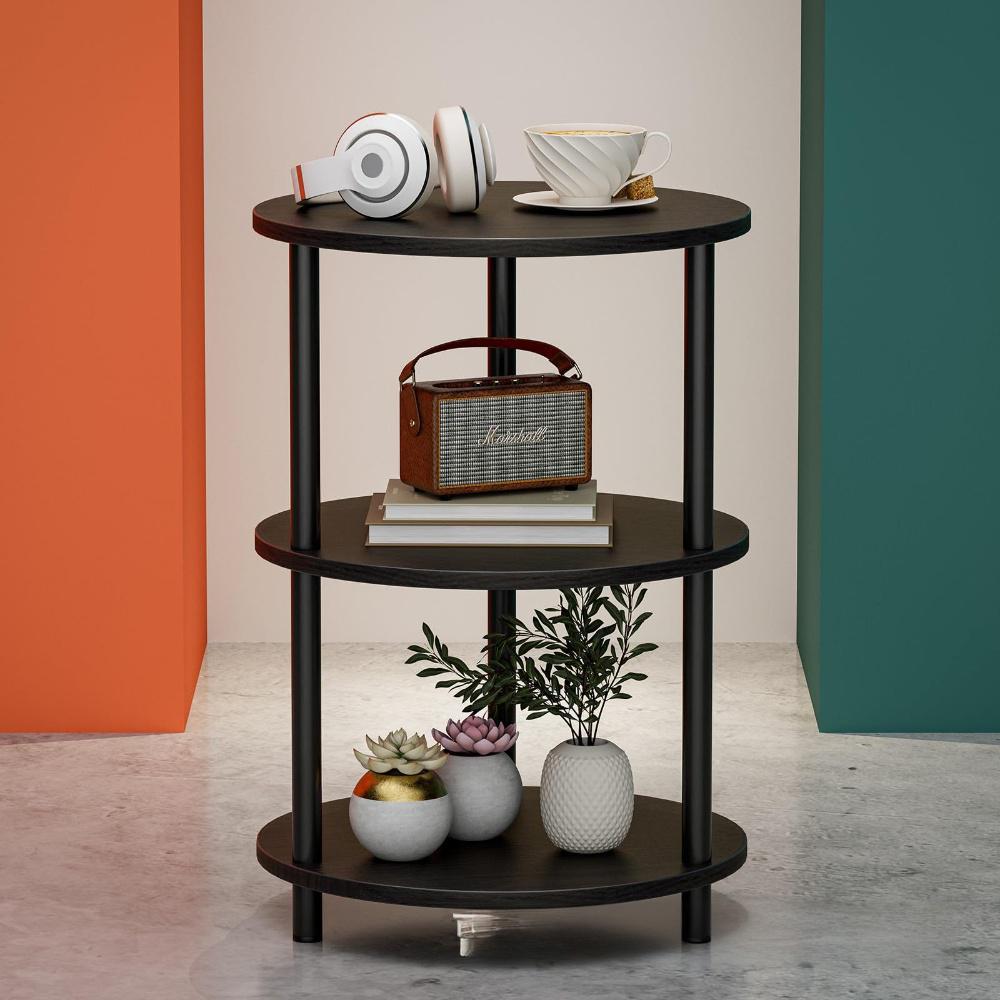 Round Edge Multi-layer Bedside and Living Room Storage Table