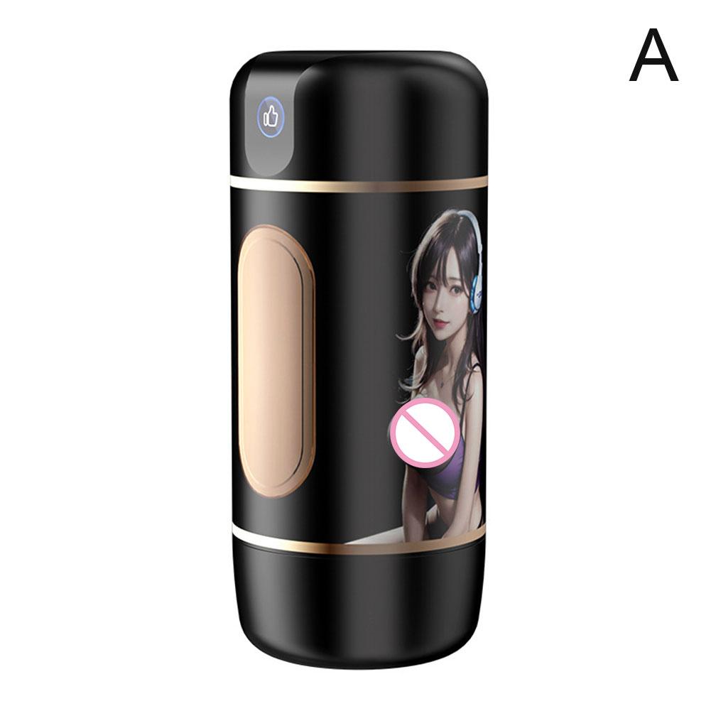 Male Masturbator Cup Manual/Automatic Rotating Modes Pocket Pussy Penis Blowjob Machine Sex Toy for Men Adult Supplies