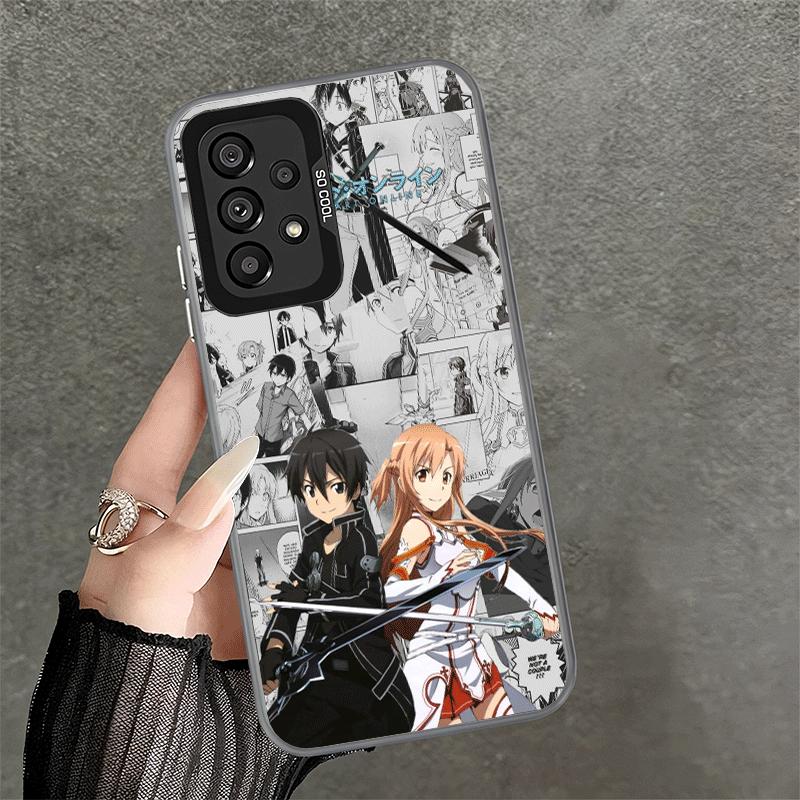 Sword Art Online Anime Shockproof Phone Case for Samsung A17 A16 A15 A14 A37 A57 A36 A56 A26 A35 A55 A25 A34 A54 A24 A13 A23 A33