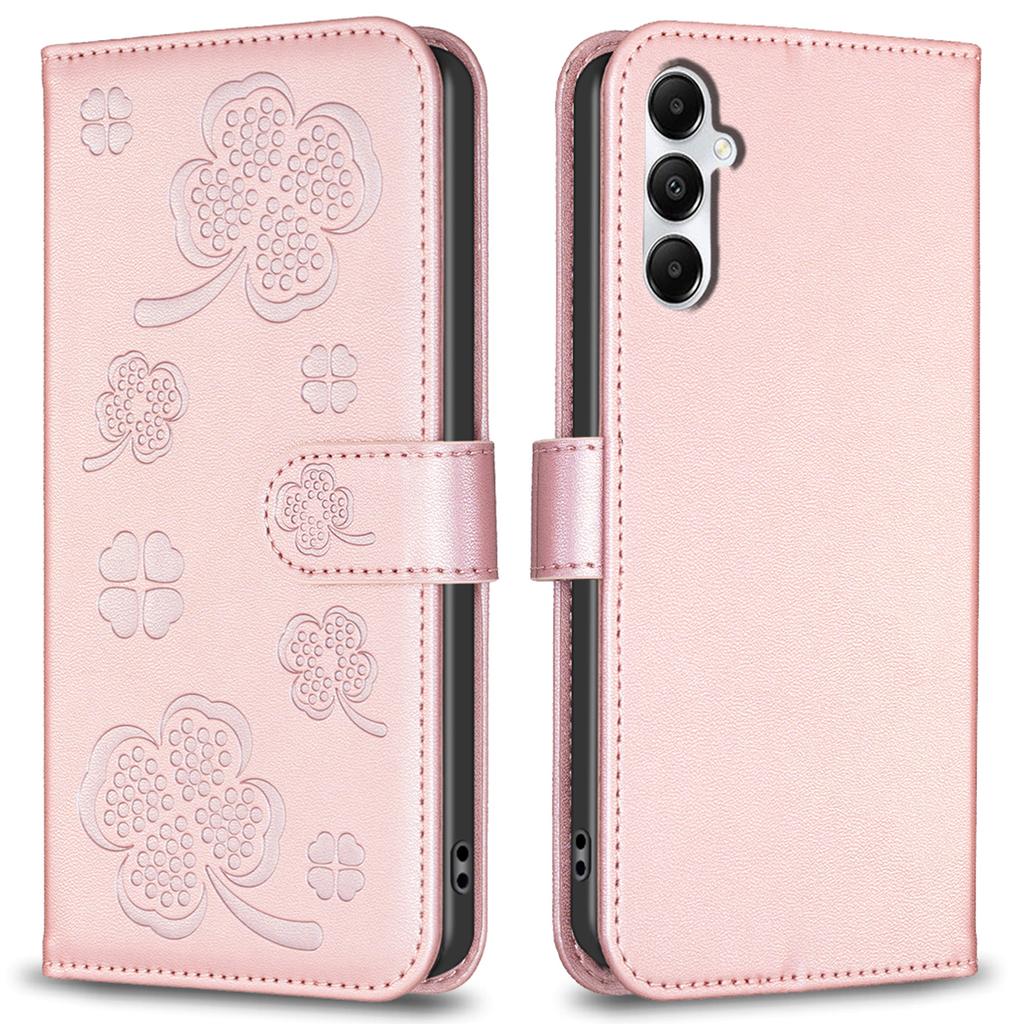 For Samsung Galaxy A36 5G Case Clover Pattern Wallet Stand View Leather Phone Cover