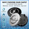 For Opel Crosa D Astra H Insignia Astra J Zafira B Mokkaastra Vivaro Astra G 4Pcs 56mm Car Wheel Center Caps Hub Cap Covers Emblem