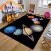 3D Pattern space universe  vector and many planets in galaxy-Popular Cushion In Europe  America Fashionable Carpet