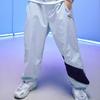 New MLB Knitted Sports Pants Unisex Gray 3AWP10014-50GRS