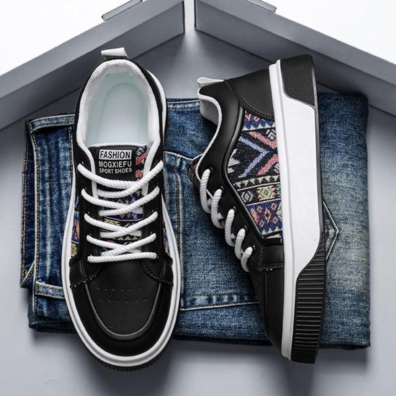 New Skateboard Shoes for Men Fashion Designer Flat Vulcanized Shoes Men's Casual All-match Breathable Sneakers Zapatos De Hombre