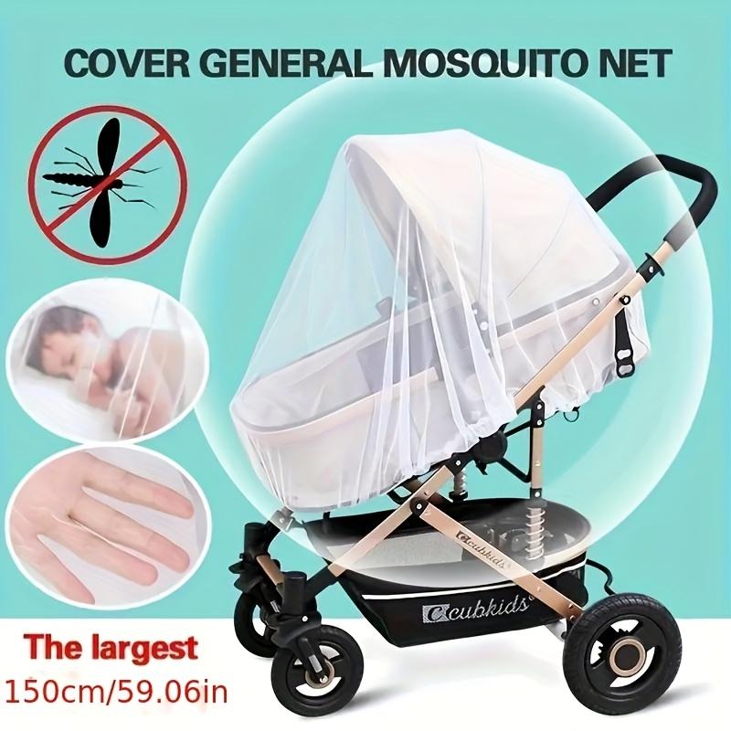 

Universal Stroller Mosquito Netting with ZipperInsect Shield for Baby Stroller OutdoorUse Lightweight BreathableTravel Accessory