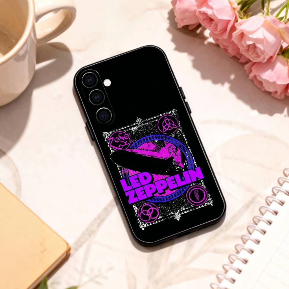 Cool L-Led Zeppelin Band   Phone Case For Samsung Galaxy A73,A72,A71,A70,A53,A52,A51,Others Soft Black Shell