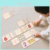 Wooden Number And Letter Matching Cards For Early Learning Kids Educational Toys