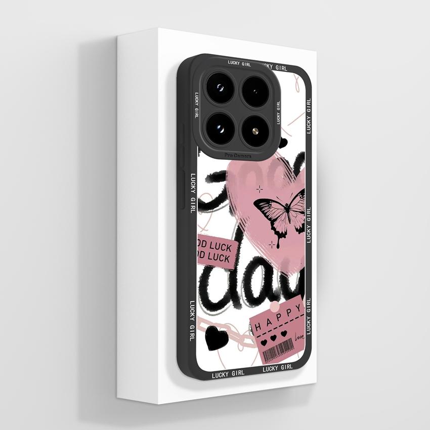 Geschikt Voor Xiaomi 17 13 12 15T 12T 12S Pro Telefoonhoesje Mode Gemengde Label Patronen Mode Vloeibare Siliconen Schokbestendige Shell Voor Xiaomi Bumper Hoes