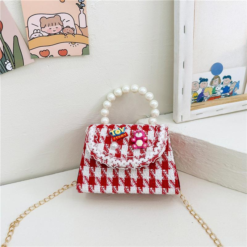 Princess Lovely Style Red Bag For Girls With Cartoon Design Perfect For New Year Gifts And Everyday Adventures