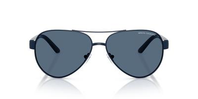 Armani Exchange Sunglasses Matte Blue Dark Blue 59mm 60998059 0AX2034S [ARMANI EXCHANGE]