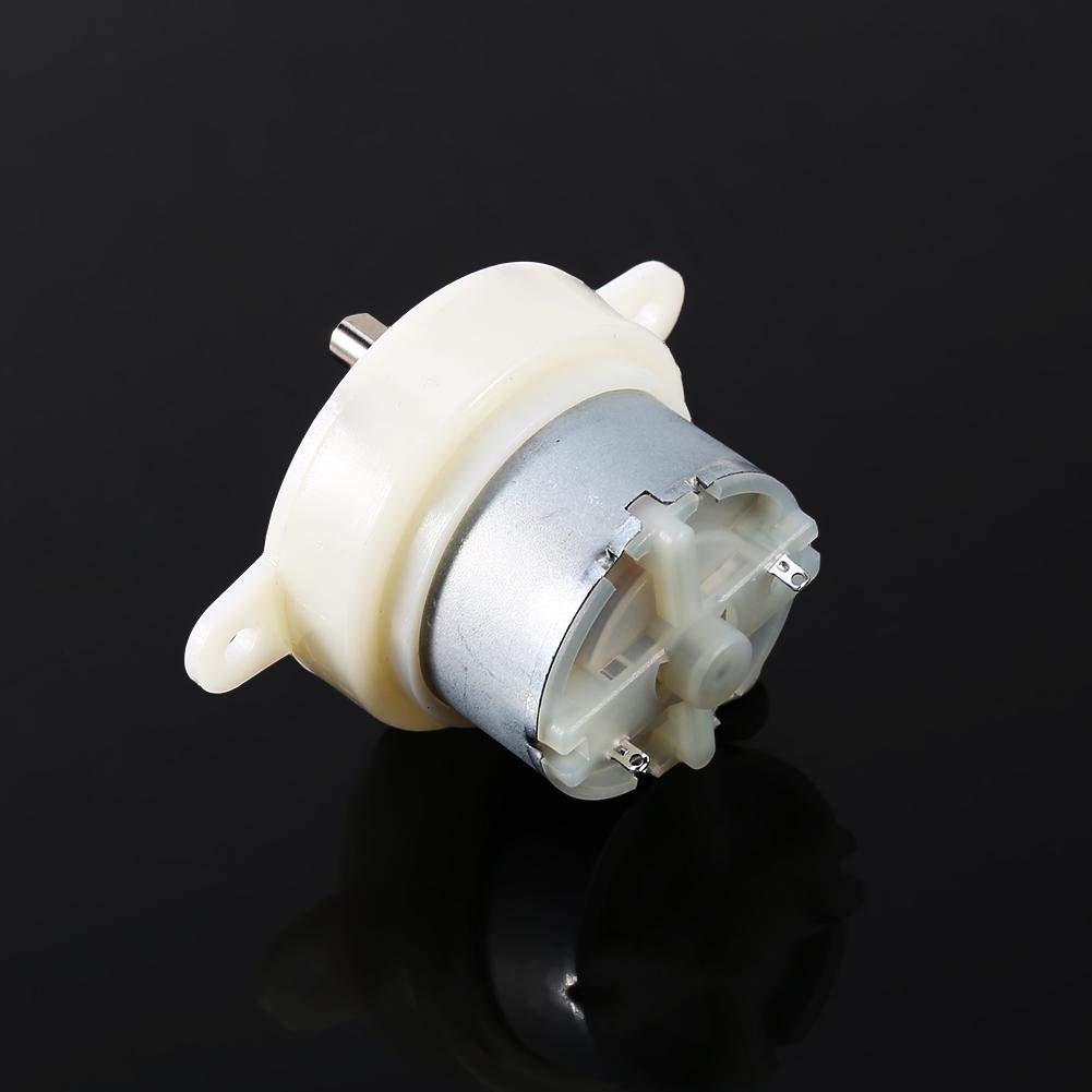 Low RPM DC Motor Slow Speed Motor High DC Motor 12V DC Electric Motor 3 RPM 4mm Shaft Micro Motor Slow Down Mute Motor, 12V Motor Slow RPM