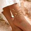5 In 1 Bohemian Beach Stacked Butterfly Love Anklet for Ladies