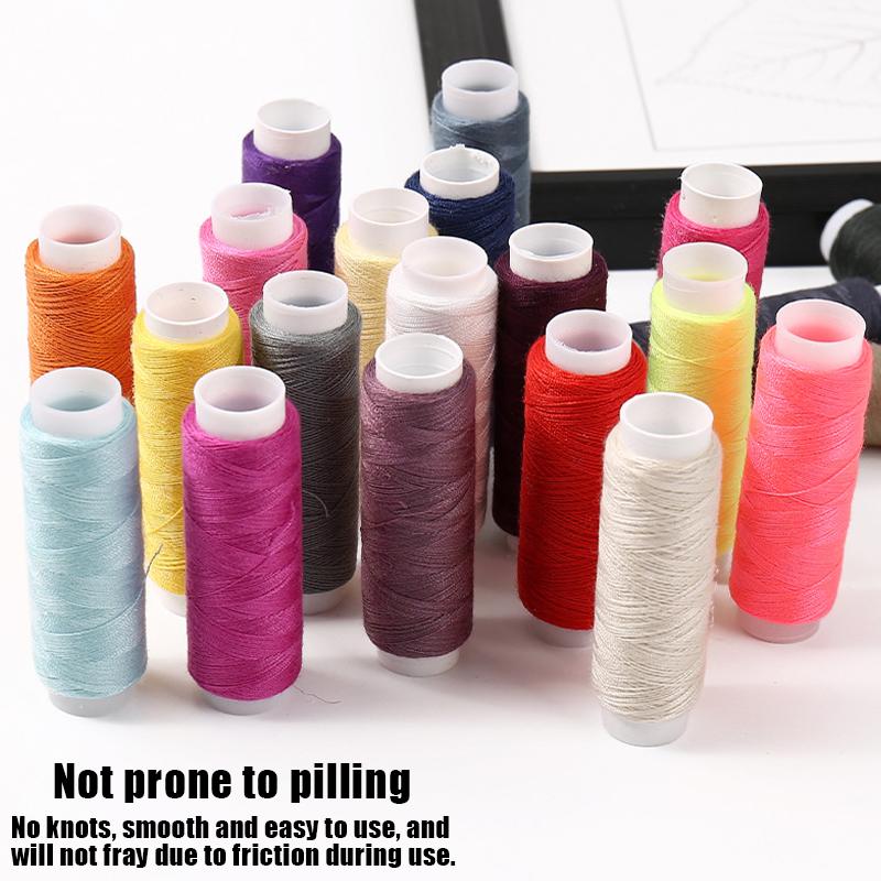 Small Rolls Of Household Sewing Thread Diy Sewing Thread Colored (20 Rolls)