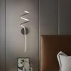 Modern Minimalist LED Spiral Wall Light - Warm Soft Bedroom Decor & Aisle Illumination