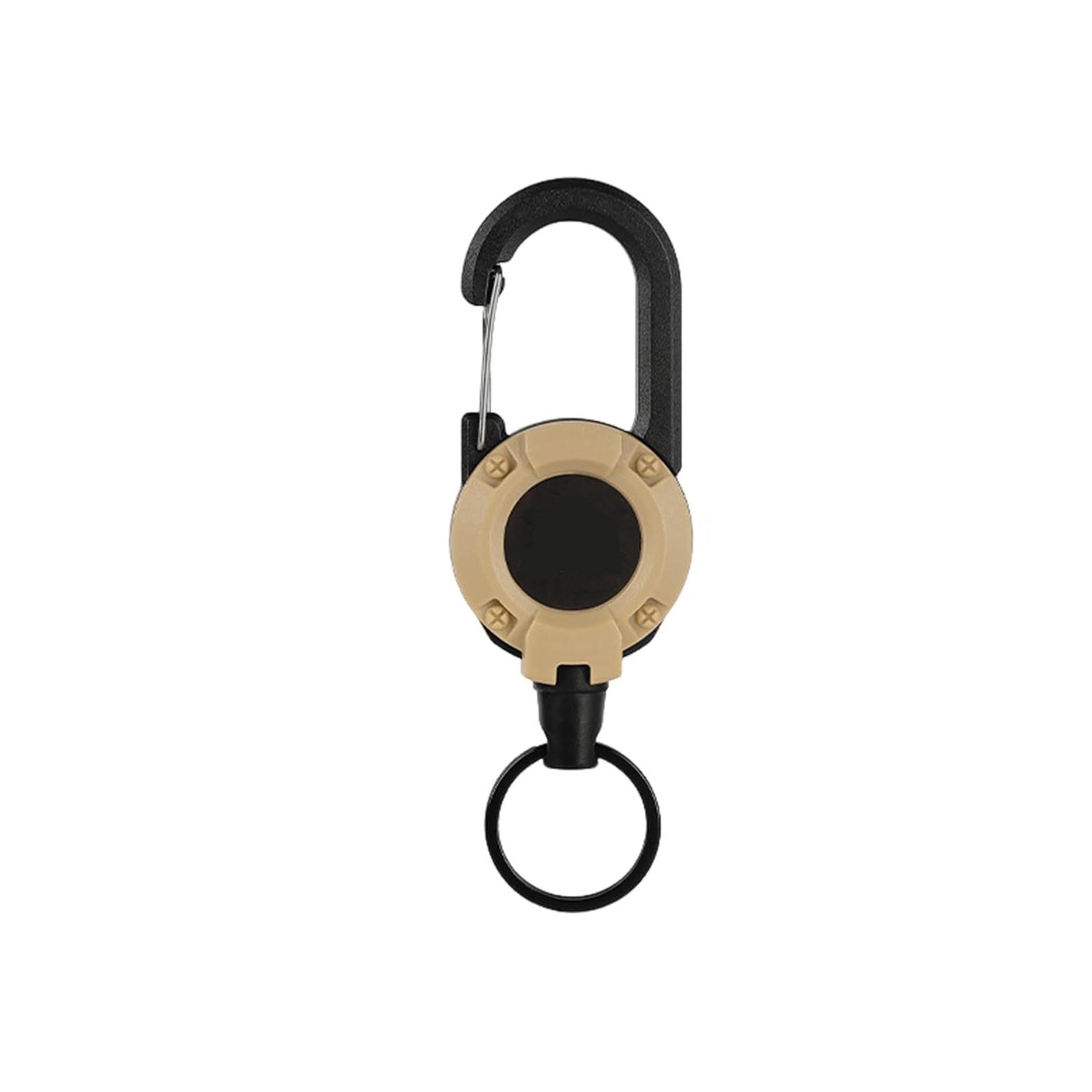 

Easy To Pull Buckle, Telescopic Buckle, Steel Wire Rope, Multifunctional Keychain, Camping High Loss Rope, Easy To Pull One Size хаки