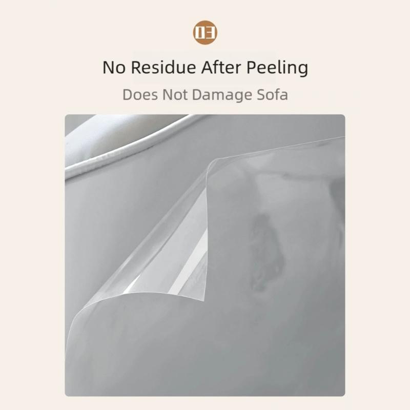 Clear Scratch Proof Sofa Cover PVC Materials Pet Proof Furniture Guard For Home Use