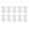 Rubber Rubber Earring Backs White Earring Support Backings Earring Lifter Backs  for Heavy Earrings