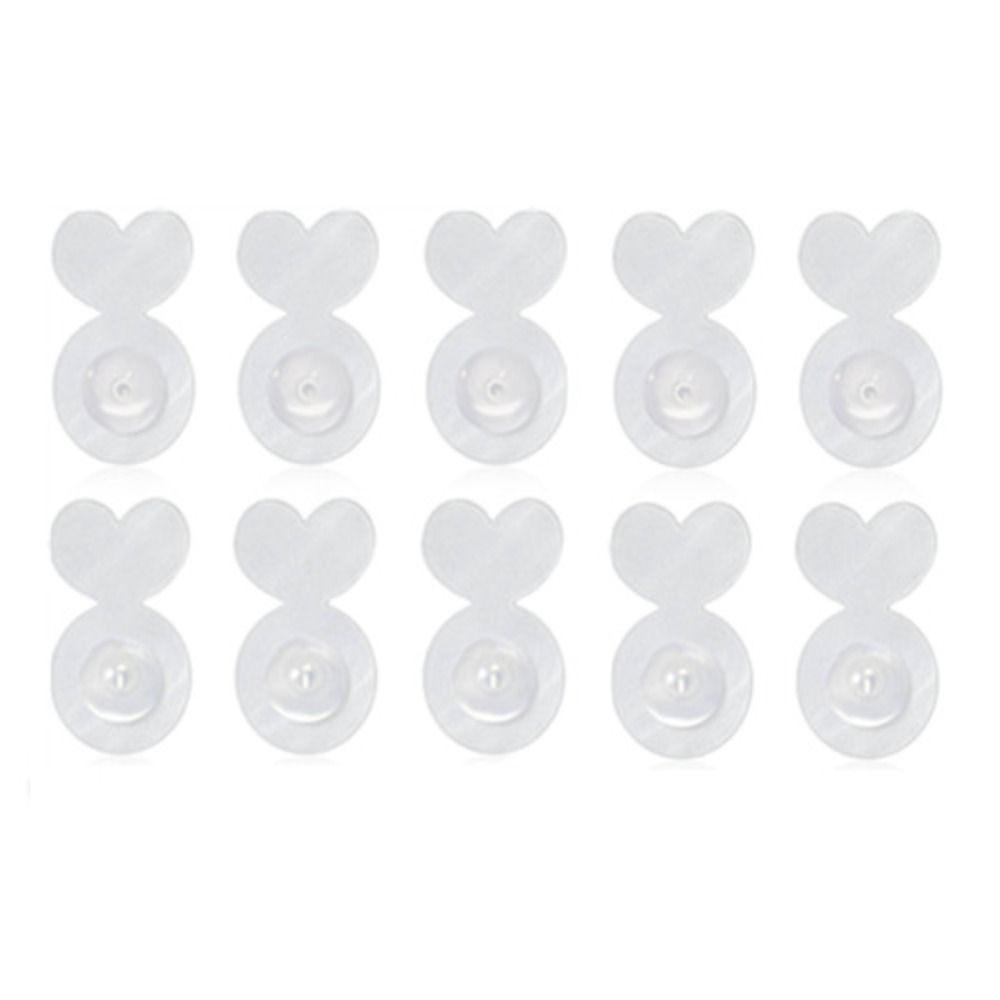Rubber Rubber Earring Backs White Earring Support Backings Earring Lifter Backs  for Heavy Earrings