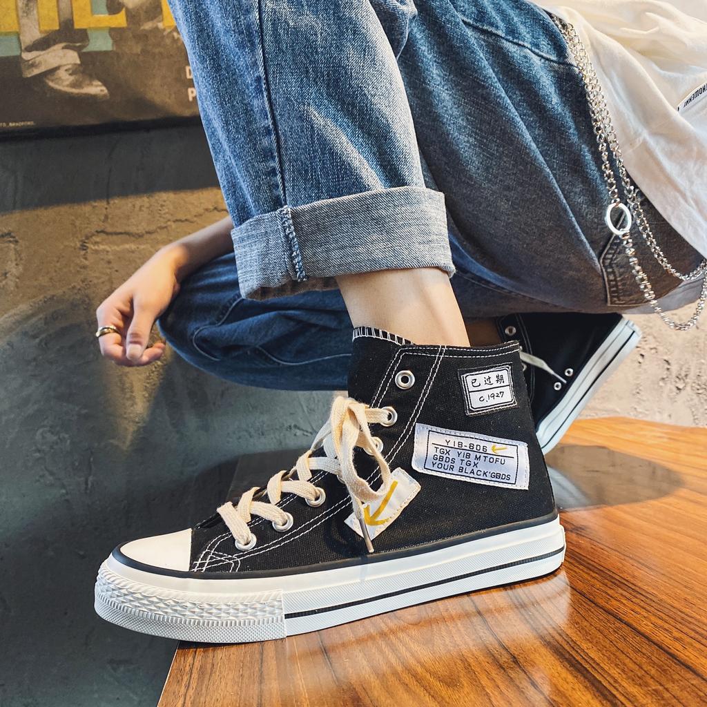 Luksus uformelle herresko herre skateboardsko utendørs pustende menn sports joggesko Fasjonable student joggesko Canvas sko