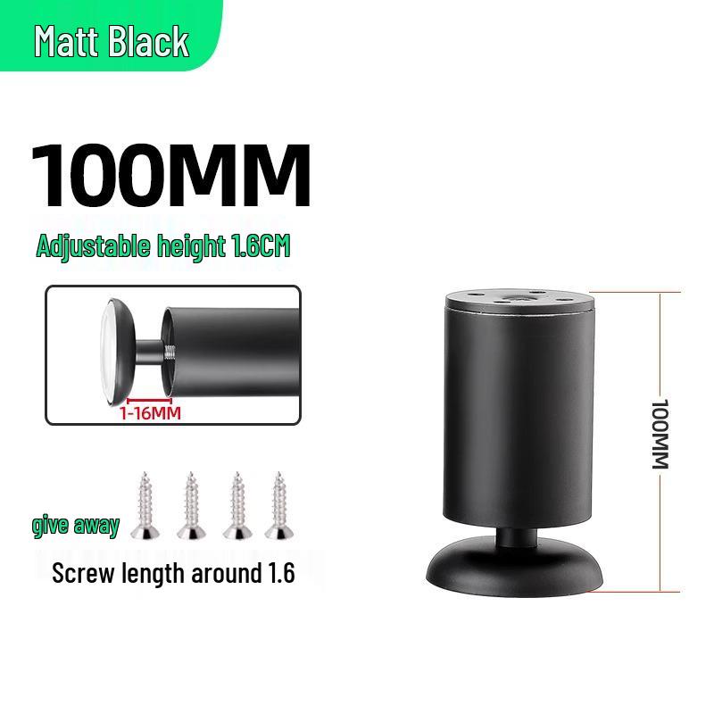 Adjustable Stainless Steel Furniture Legs for Sofas, Cabinets, TV Stands, Tables, Desks, and Beds