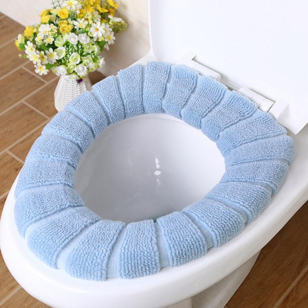 5 Pack 5 Color Combinations Toilet Seat Cover Thickened Material Toilet Seat Pad  RV Toilet