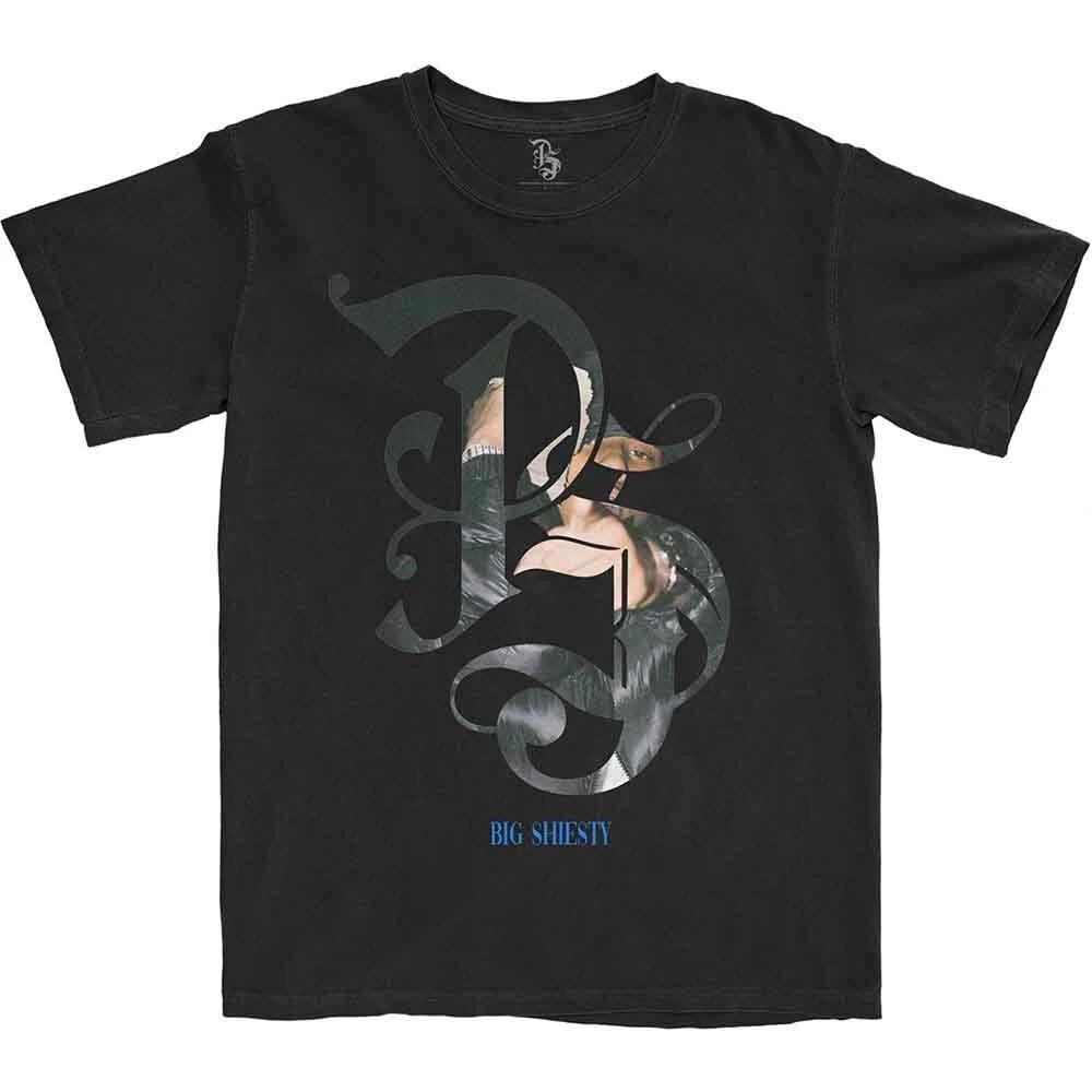 Pooh Shiesty T Shirt Big PS Logo Official Mens Black L 4XL