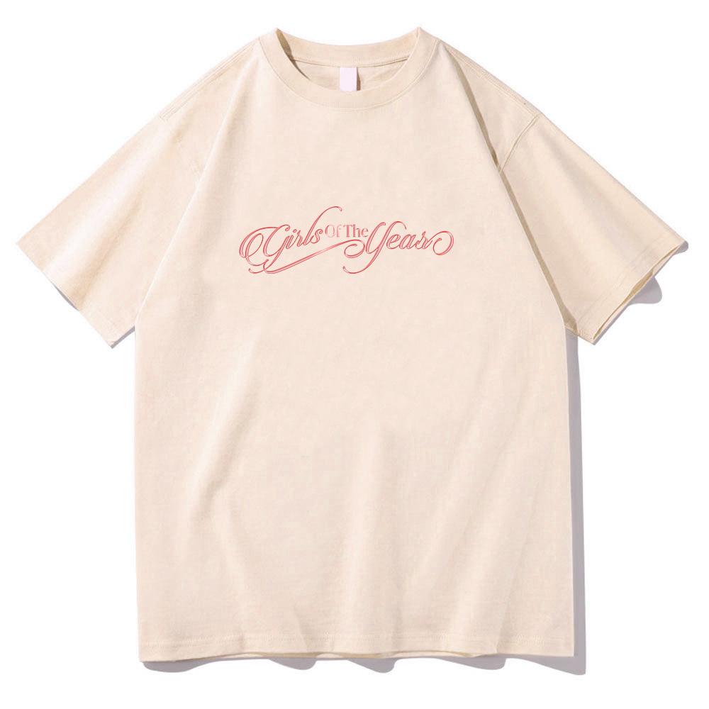 

VCHA Girls of The Year T-shirts Short Sleeve Cotton Spring Tee-shirt Casual High Quality Girls Clothing Women/Men Tshirts Female S