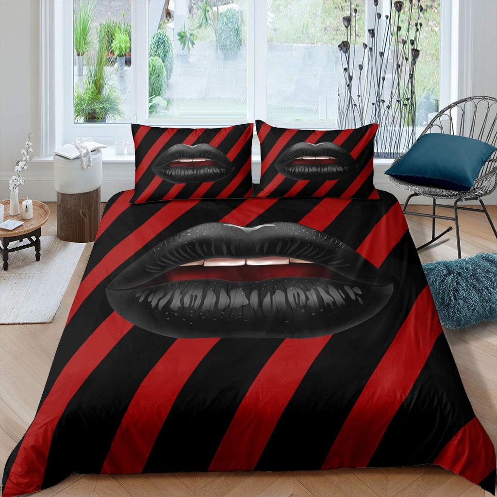 Comfortable Stylish Pattern Duvet Cover Set With Duvet Cover And Pillowcases King Queen Twin Sizes For All Ages
