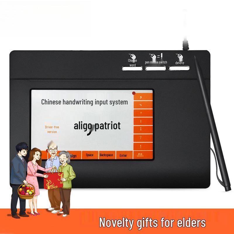 Universal Handwritten Keyboard Pad for Seniors: Driver-Free, Large Screen, Desktop/Laptop Compatible