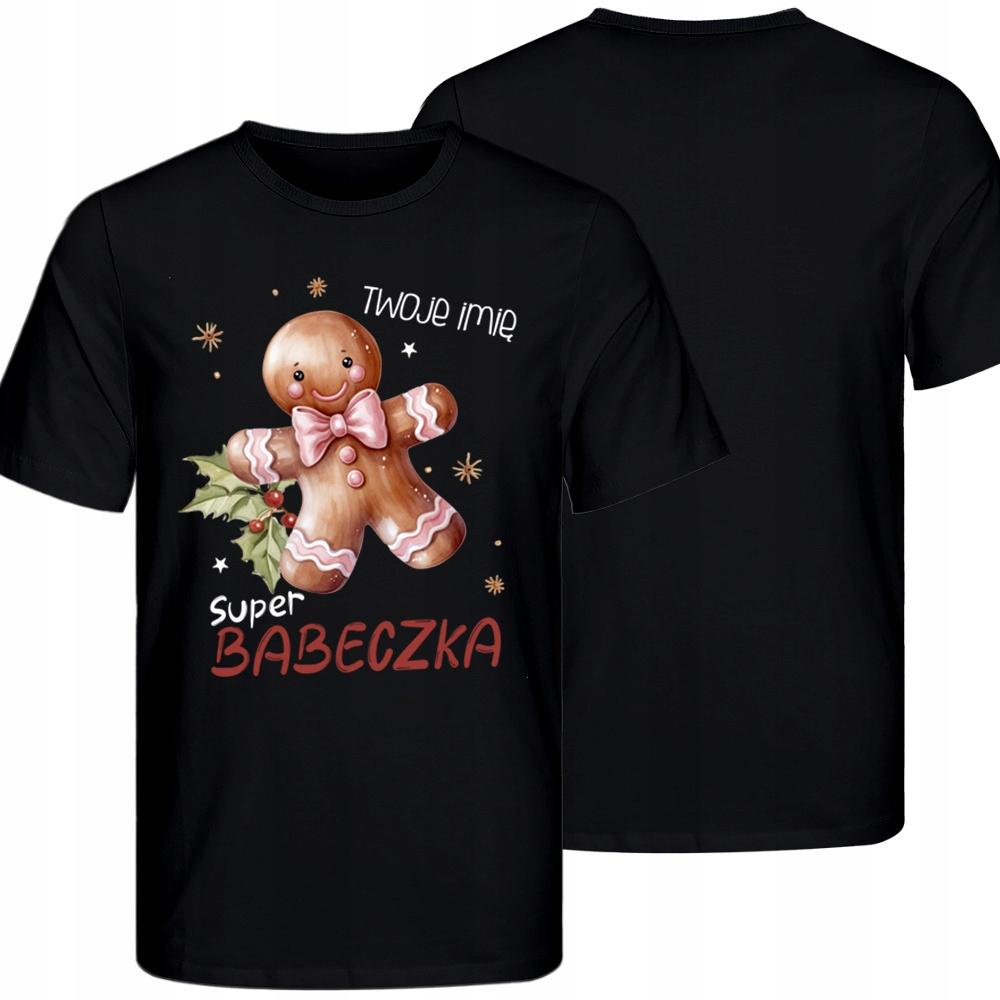 Koszulka Świąteczna na prezent upominek z własnym imieniem żony dziewczyny