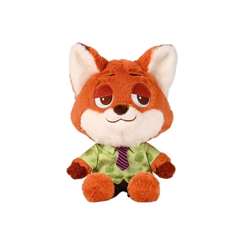 Zootopia 2 Judy Hopps & Nick Wilde Plush Set - Flash Sloth Soft Stuffed Animal Toy, Dreamy Heart Message Collectible Doll