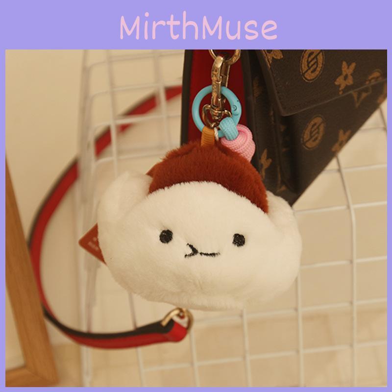 Niedliches Cha Siu Bao Plüschtier mit Wasserkristall-Weichmaterial für Rucksackzubehör und Geschenke