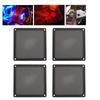 PC Fan Dust Filter Magnetic Frame Fine Mesh PVC Computer Fan Filter Grills for PC Case Fan Chicken Coop Vent 5.51x5.51in 4pcs