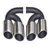 Porsche Cayenne GTS Black Quad Tailpipe Trim (11-24 Years)