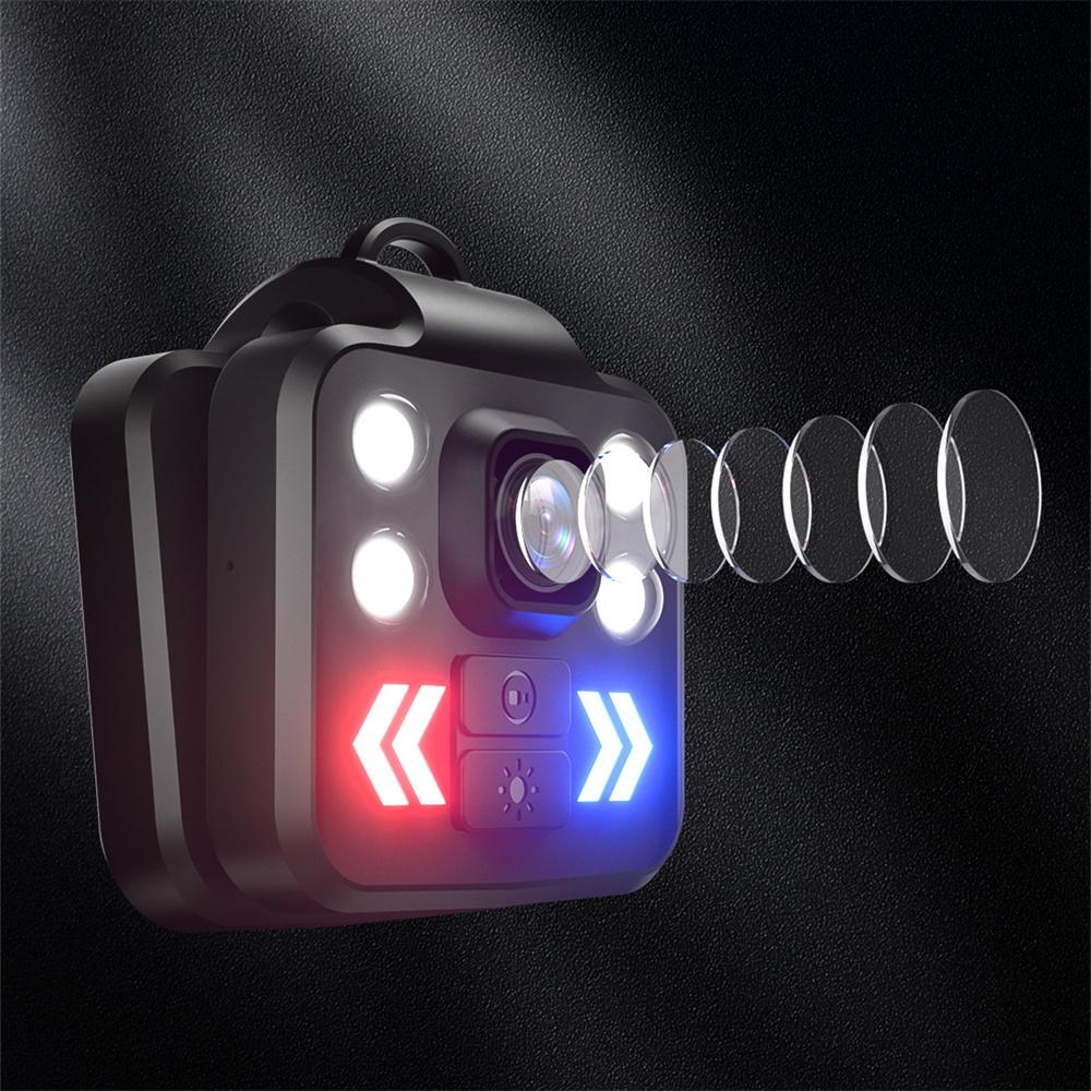 1080P with Audio and Video Recording, Mini Outdoor Sports Wireless Wearable Video Recorder, 3 LED Modes Flashlight HeadLamp Record Waterproof Cam