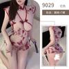 Sex Underwear Uniform Pure Desire Retro Cheongsam Leaking Milk Hot Butterfly Hollow Sexy Pajamas Free Flirting Robe