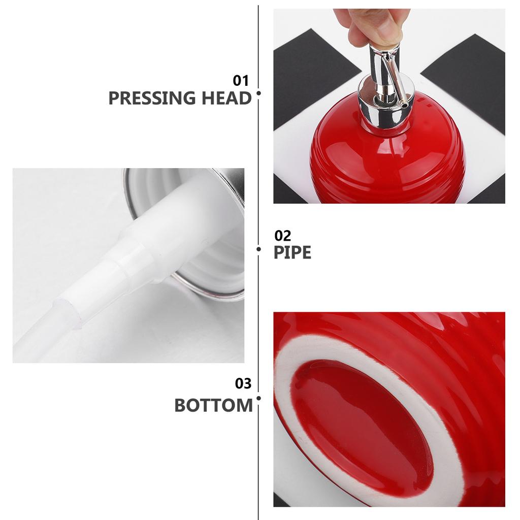 1Pcs Press Ceramic Lotion Bottle Pump Dispenser for Travel Camping Bathroom Makeup Pump Dispenser Ceramic