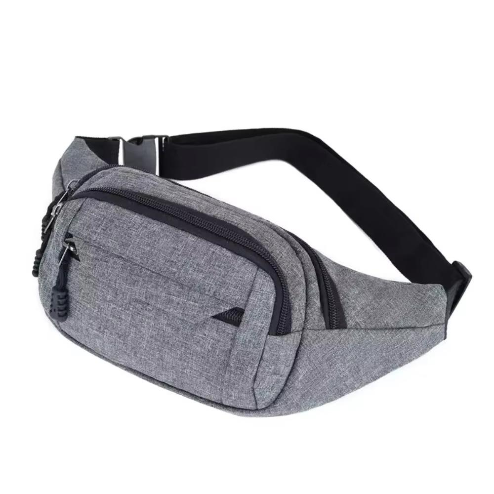 Casual Travel Adjustable Money Belt Phone Bag Zip Pouch Wallet Waist Bum Bag