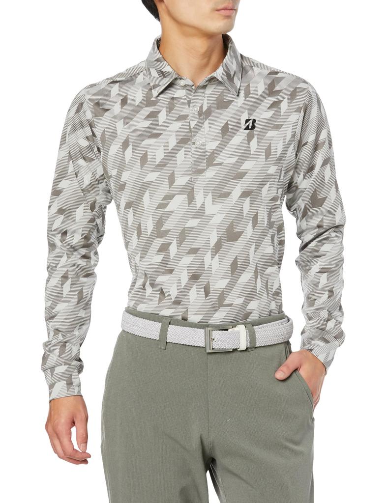 [Bridgestone Golf] Golf Shirt, Long Sleeve Collar Shirt, ZGM31F, Men's OW