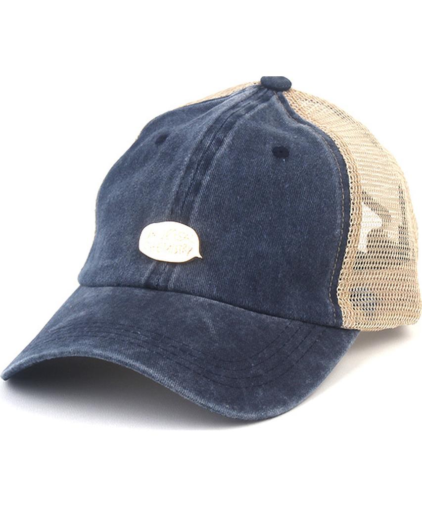 Yunibeosyeolkemiseuteuli Pigment Washing Navy Meshcap