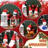 5/100PCS Mini Santa Hat Creative Wine Bottle Covers Lollipop Cap Xmas Tree Ornaments Christmas Dinner Table Decor New Year Gifts