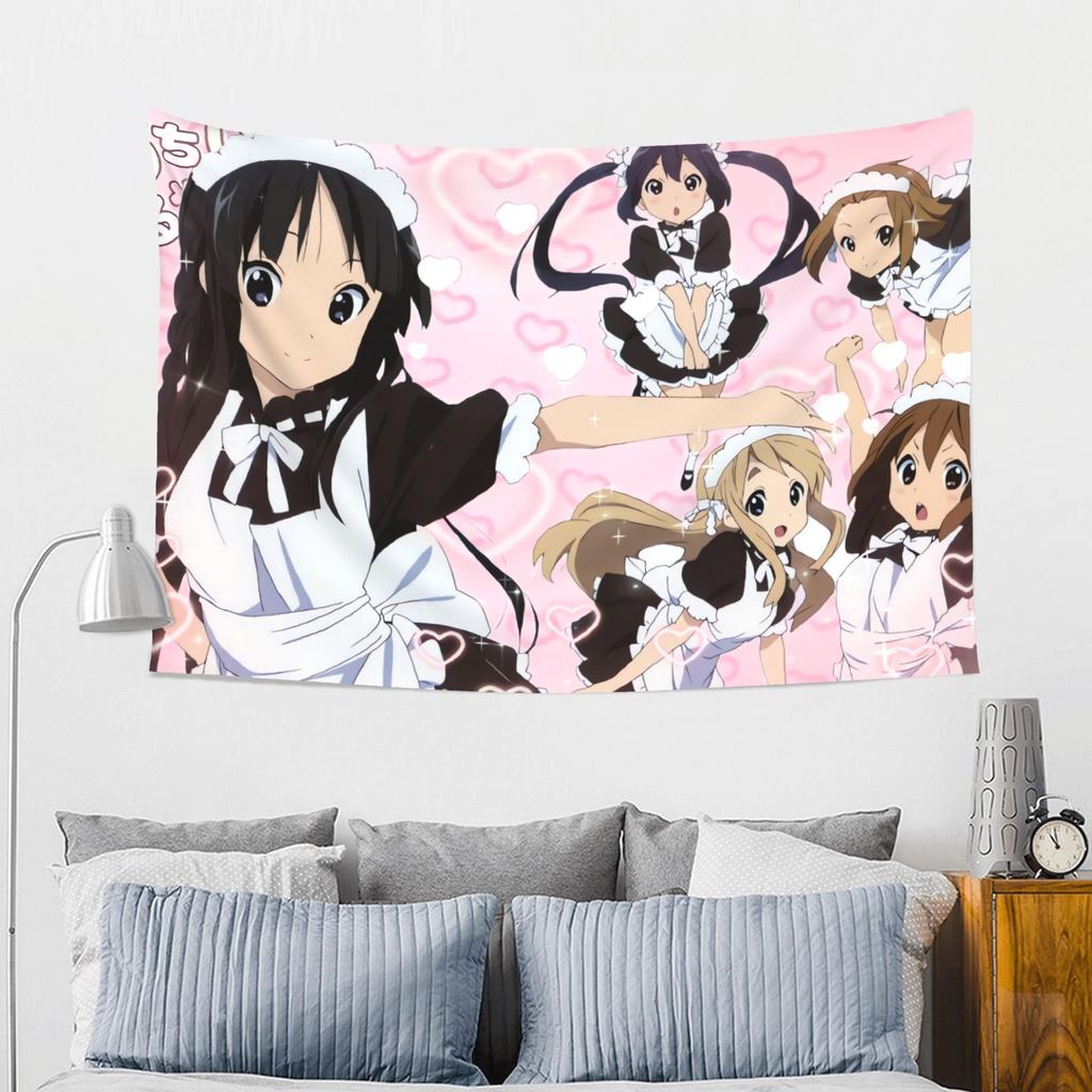 VIKAMA Classic Japanese Anime Maid Style Decorative Tapestry Anime Theme Sweet Sister Room Decoration Home Decoration